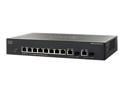 SRW208P-K9 - Cisco Small Business SF302-08P - Switch - L3 - managed - 8 x 10/100 (PoE)
