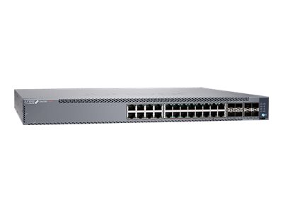EX4100-24P-TAA - Juniper EX Series EX4100-24P - Switch - L3 - managed - 24 x 10/100/1000Base-T + 4 x 10 Gigabit (Uplink)