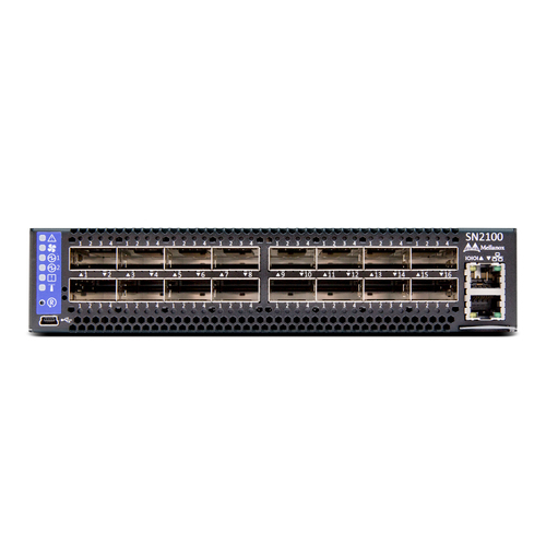 MSN2100-BB2R - Mellanox Technologies MSN2100-BB2R, Managed, 40 Gigabit Ethernet, Rack-Einbau, 1U