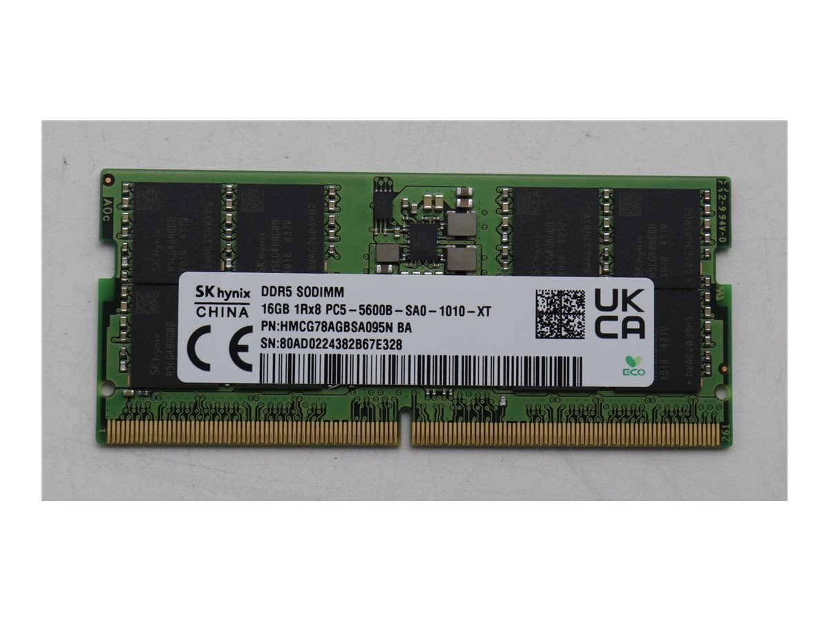 5M31K03066 - Lenovo SK Hynix - DDR5 - Modul - 16 GB - SO-DIMM 262-Pin