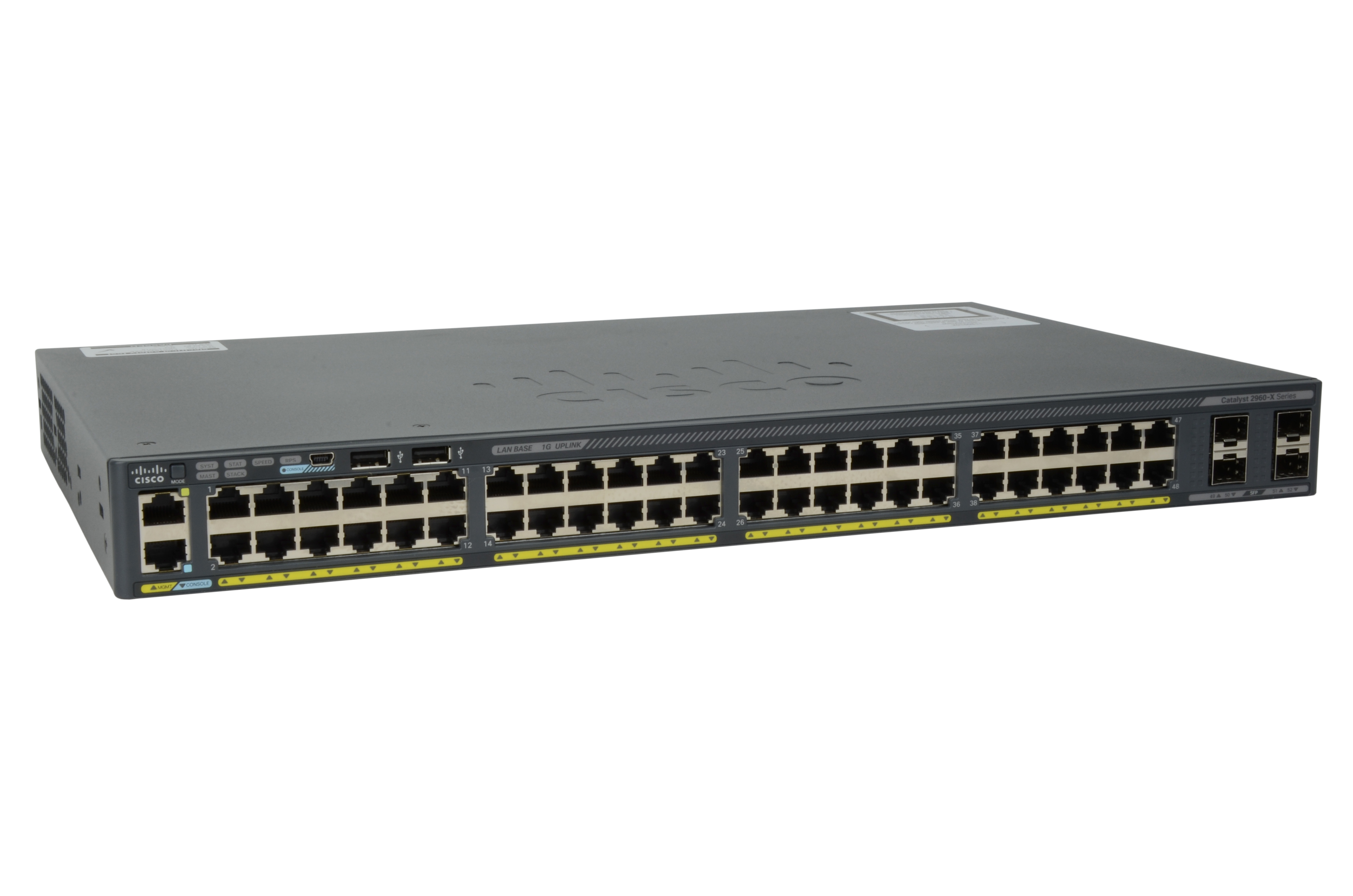 WS-C2960X-48TS-L - Cisco Catalyst 48-Port Managed Switch