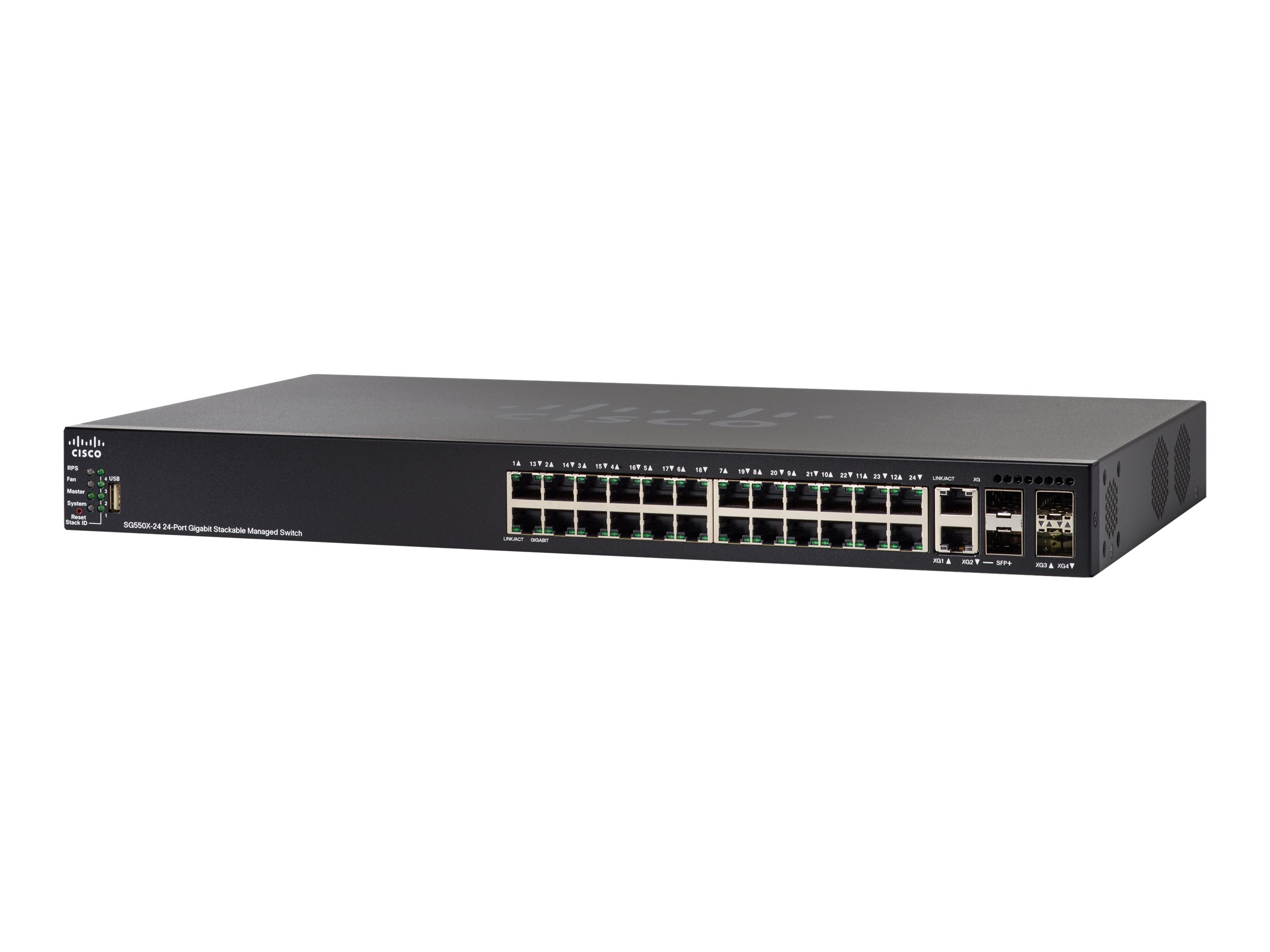 SG550X-24P-K9 - Cisco 550X Series SG550X-24P - Switch - L3 - managed - 24 x 10/100/1000 (PoE+)