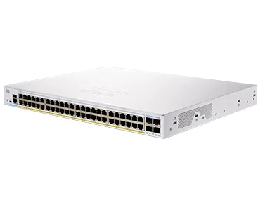 CBS250-48PP-4G - Cisco CBS250-48PP-4G, Managed, L2/L3, Gigabit Ethernet (10/100/1000), Rack-Einbau