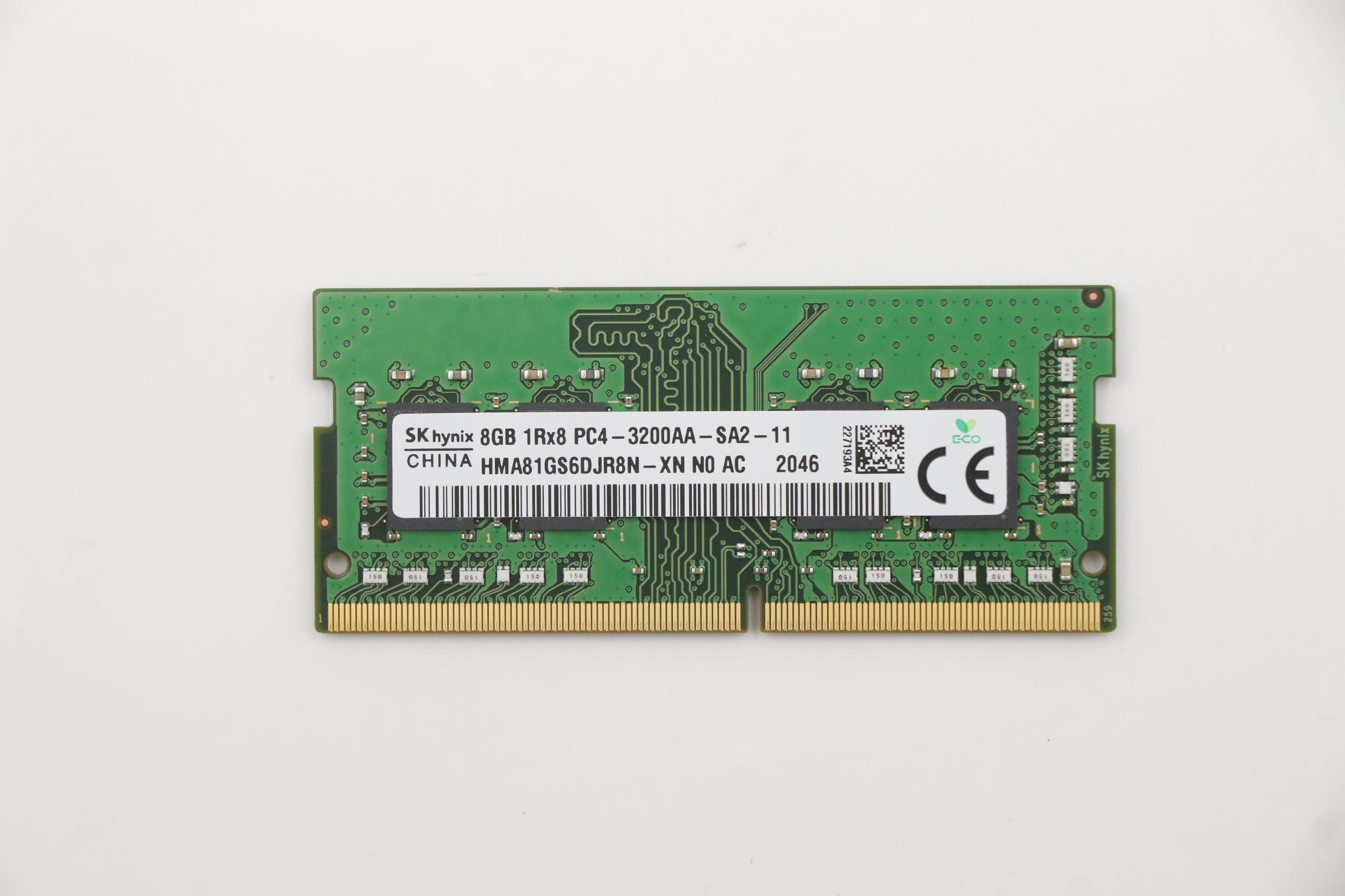 5M30V06795 - Lenovo 5M30V06795, 8 GB, 1 x 8 GB, DDR4, 3200 MHz, 260-pin SO-DIMM