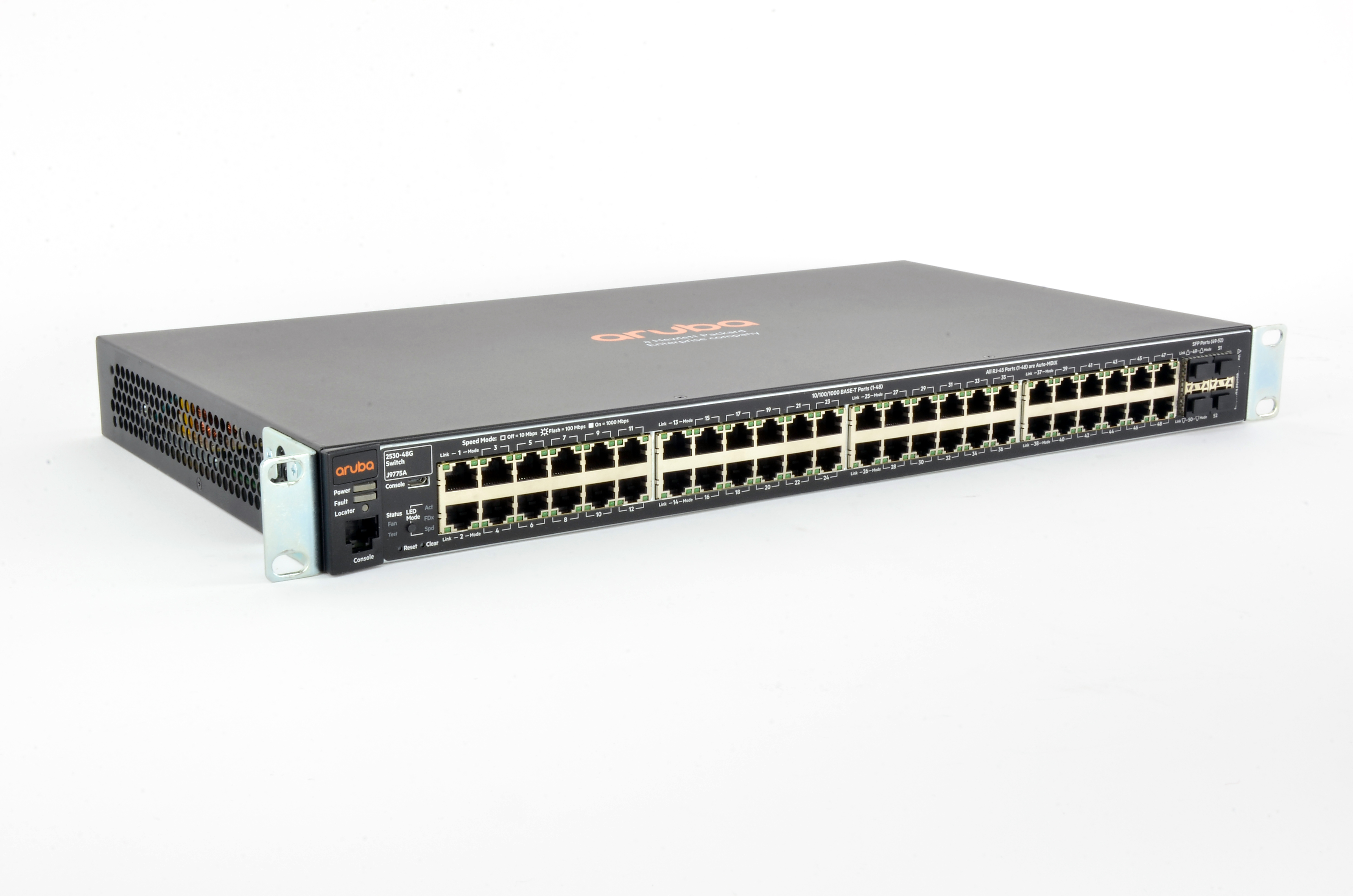 J9775A - HPE Aruba 2530-48G Managed Switch, 48x 10/100/1000 + 4x Gigabit SFP