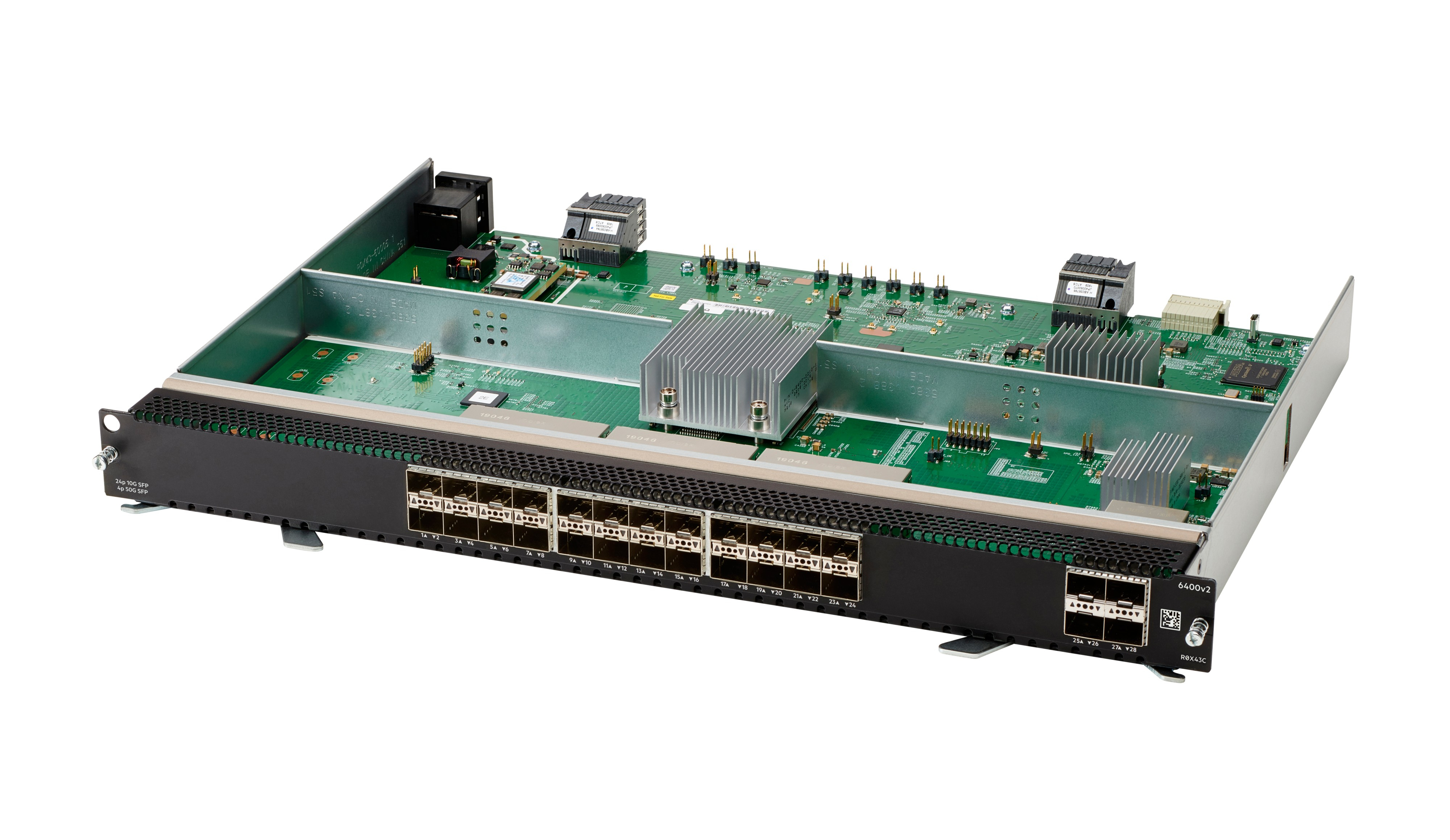 R0X43C - HPE Aruba 6400 24-port SFP+ and 4-port SFP56 v2 Module