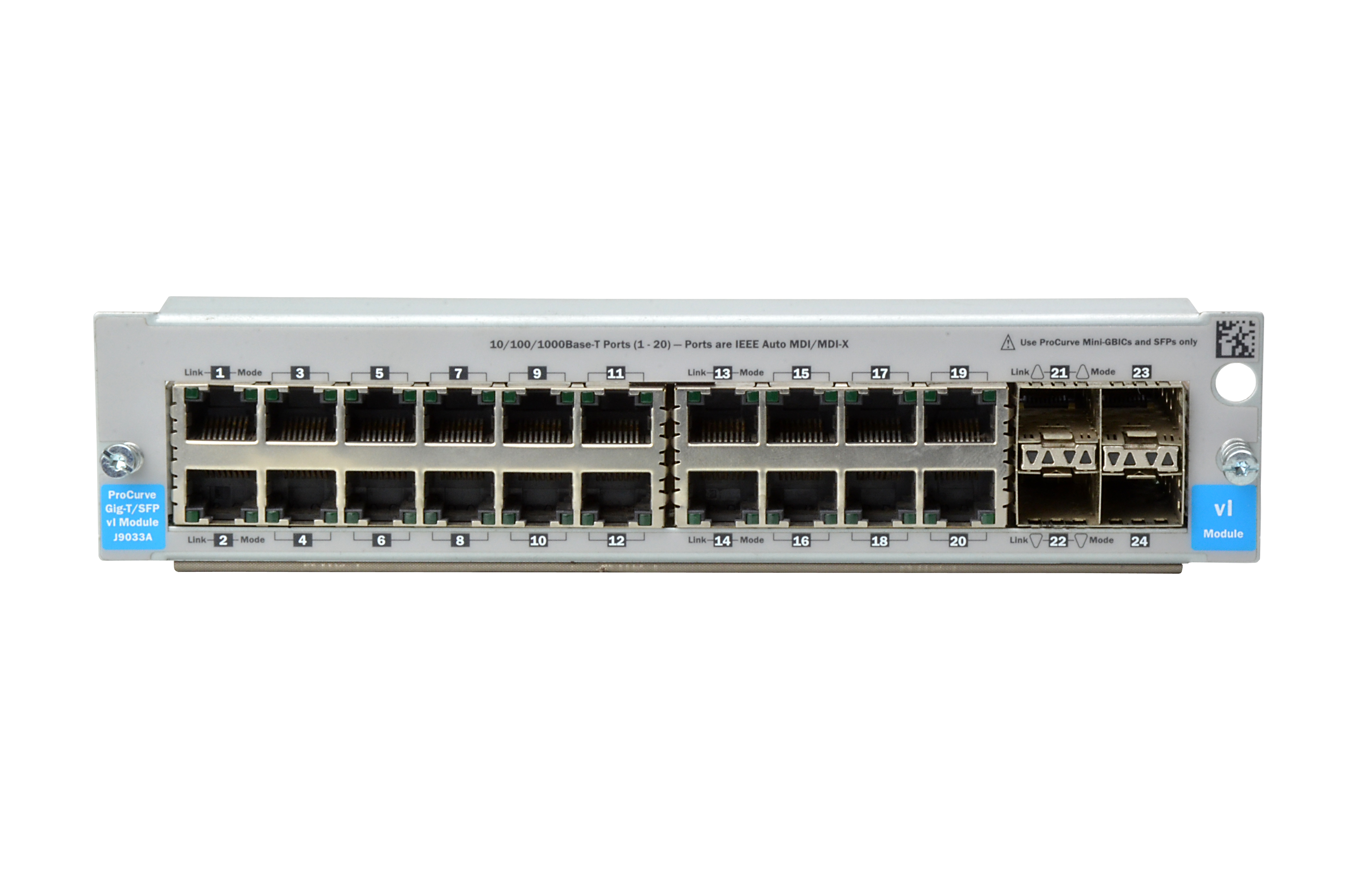 J9033A - Commutateur HPE vl 20p Gig-T+ à 4 ports SFP - Module d'extension