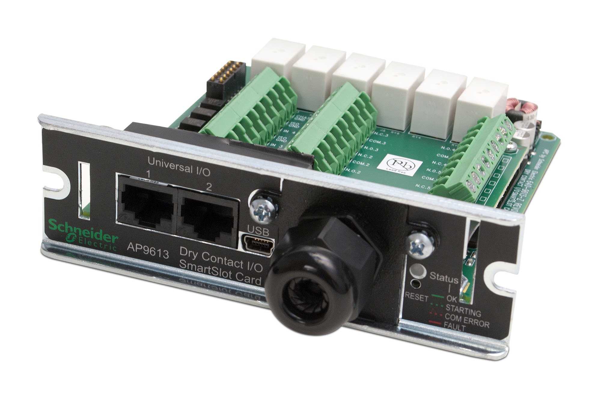 AP9613 - APC Schneider Dry Contact I/O SmartSlot Card - UPS management module