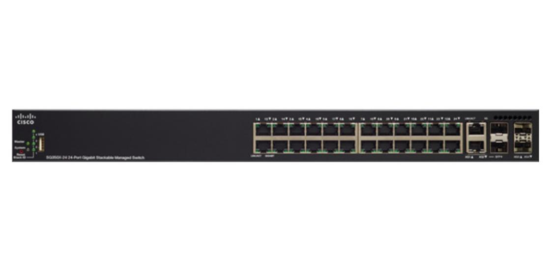 SG350X-24-K9-EU - Commutateur Cisco Business 350 - 24 ports - Géré L2