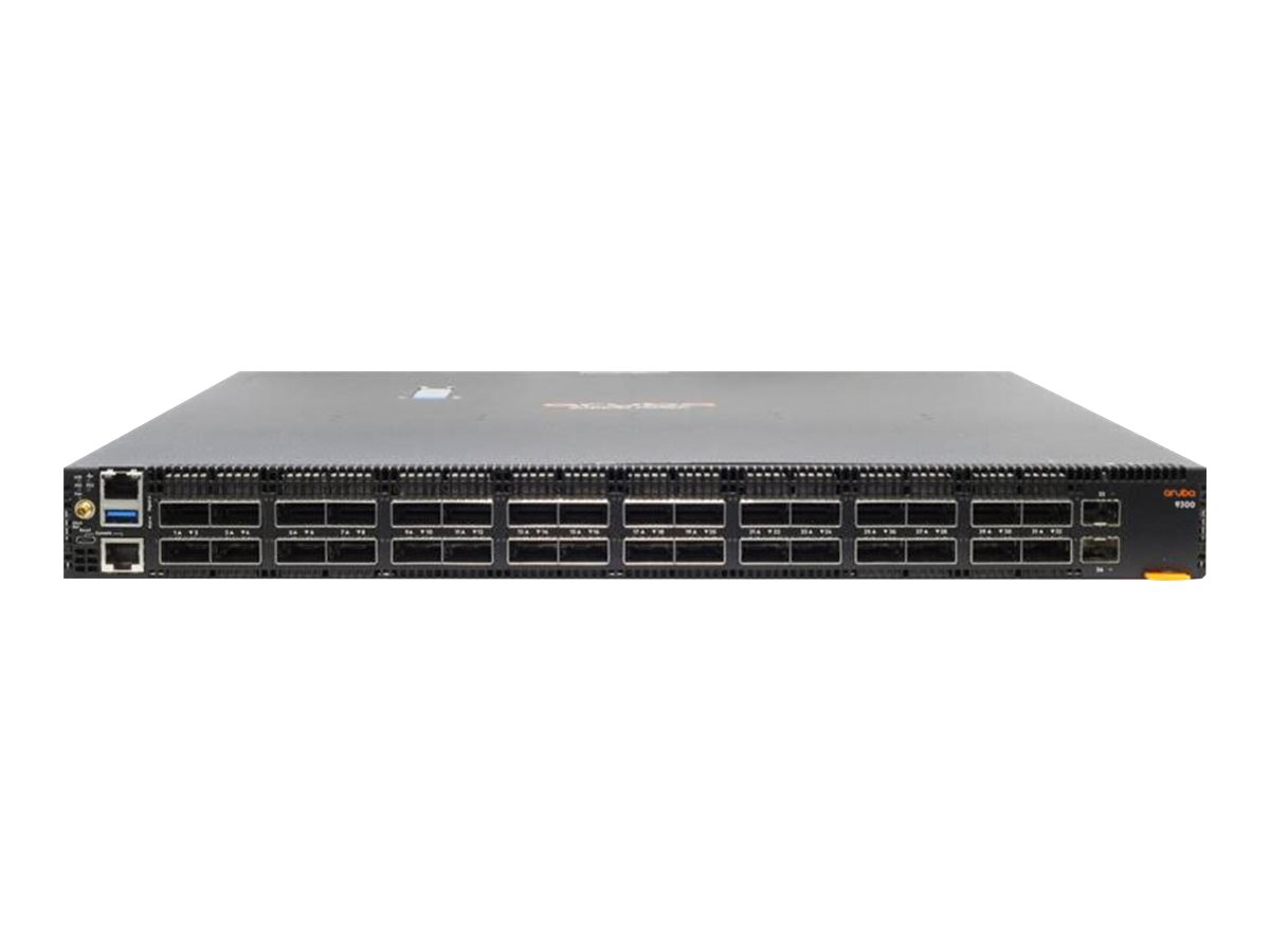 R9A30A - HPE Aruba 9300-32D 32-port 100/200/400G QSFP-DD 2-port 10G SFP+ Switch