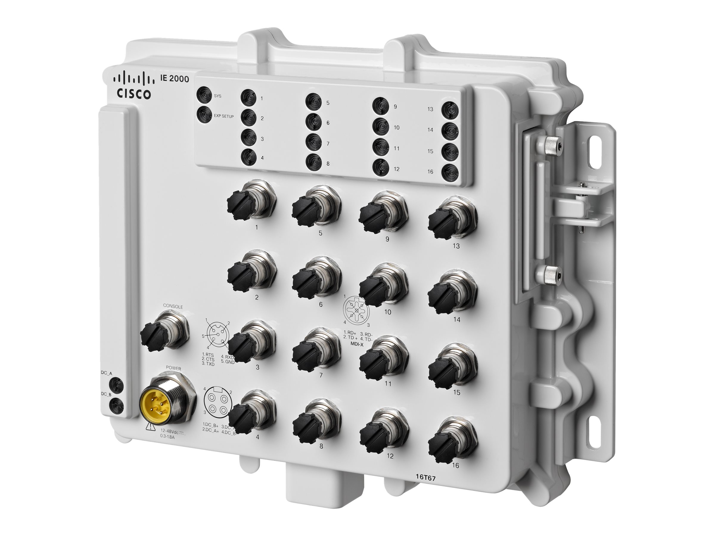 IE-2000-16T67-B - Cisco Industrial Ethernet 2000 IP67 Series