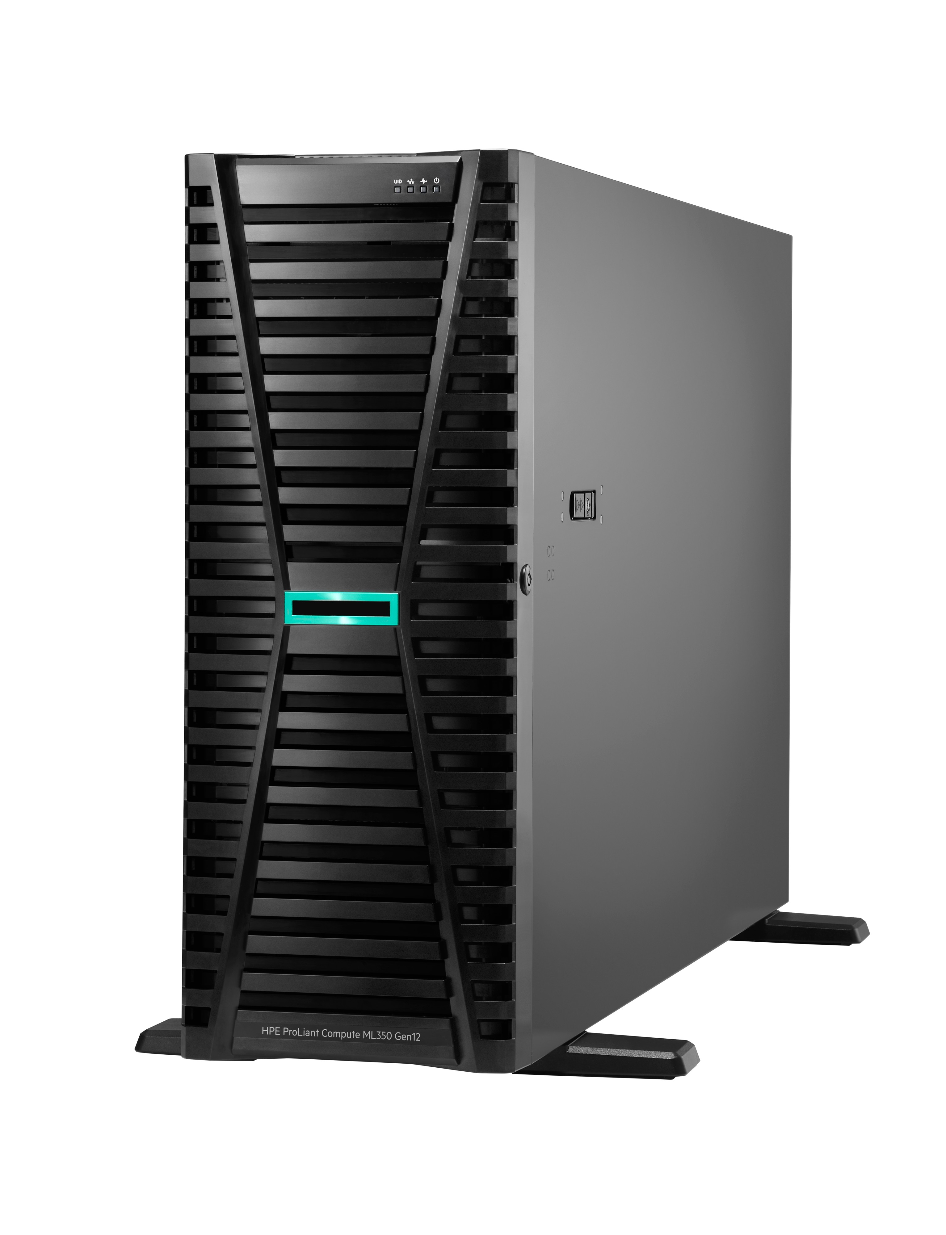 P92531-425 - HPE ProLiant Compute ML350 Gen12 - Server - Tower - 4U - de doble procesador - 1 x Xeon 6505P / 2.2 GHz - RAM 128 GB - SATA/SAS/NVMe - Hot-Swap 6.4 cm (2.5")