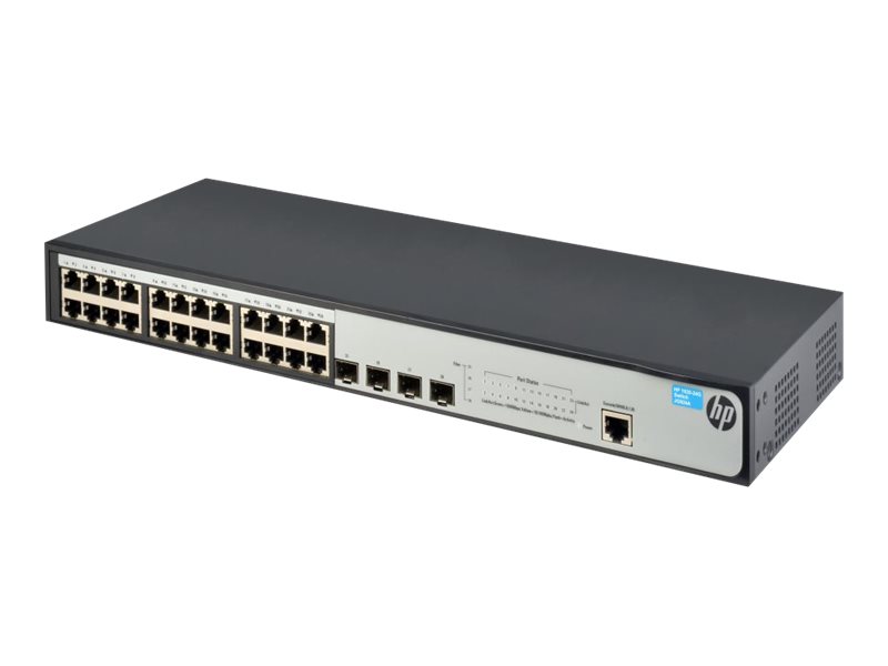 JG924A - HPE 1920-24G - Switch - L3 - managed - 24 x 10/100/1000 + 4 x Gigabit SFP