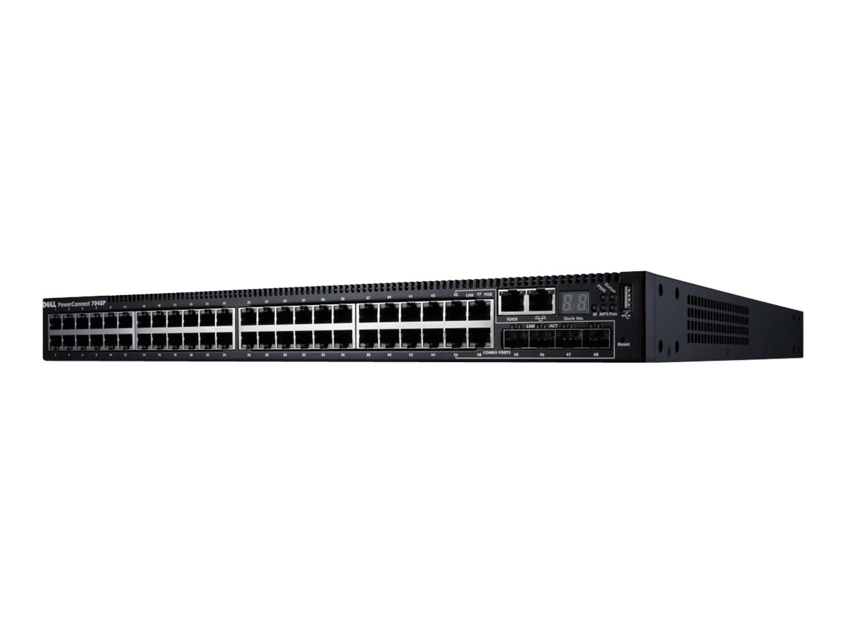 210-34481 - Dell PowerConnect 7048P - Switch - L3 - managed - 48 x 10/100/1000 (PoE+)