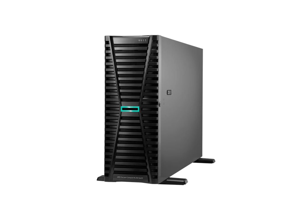 P90762-425 - HPE ProLiant Compute ML350 Gen12 - Server - Tower - 4U - de doble procesador - 1 x Xeon 6505P / 2.2 GHz - RAM 128 GB - Hot-Swap 6.4 cm (2.5")
