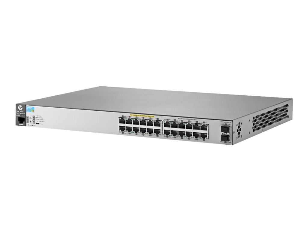 J9854A - HPE Aruba 2530-24G-PoE+-2SFP+ - Switch - managed - 24 x 10/100/1000 (PoE+)