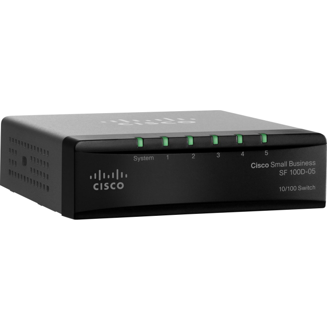 SF100D-05-EU - Cisco Small Business Switch, unmanaged, 5 puertos
