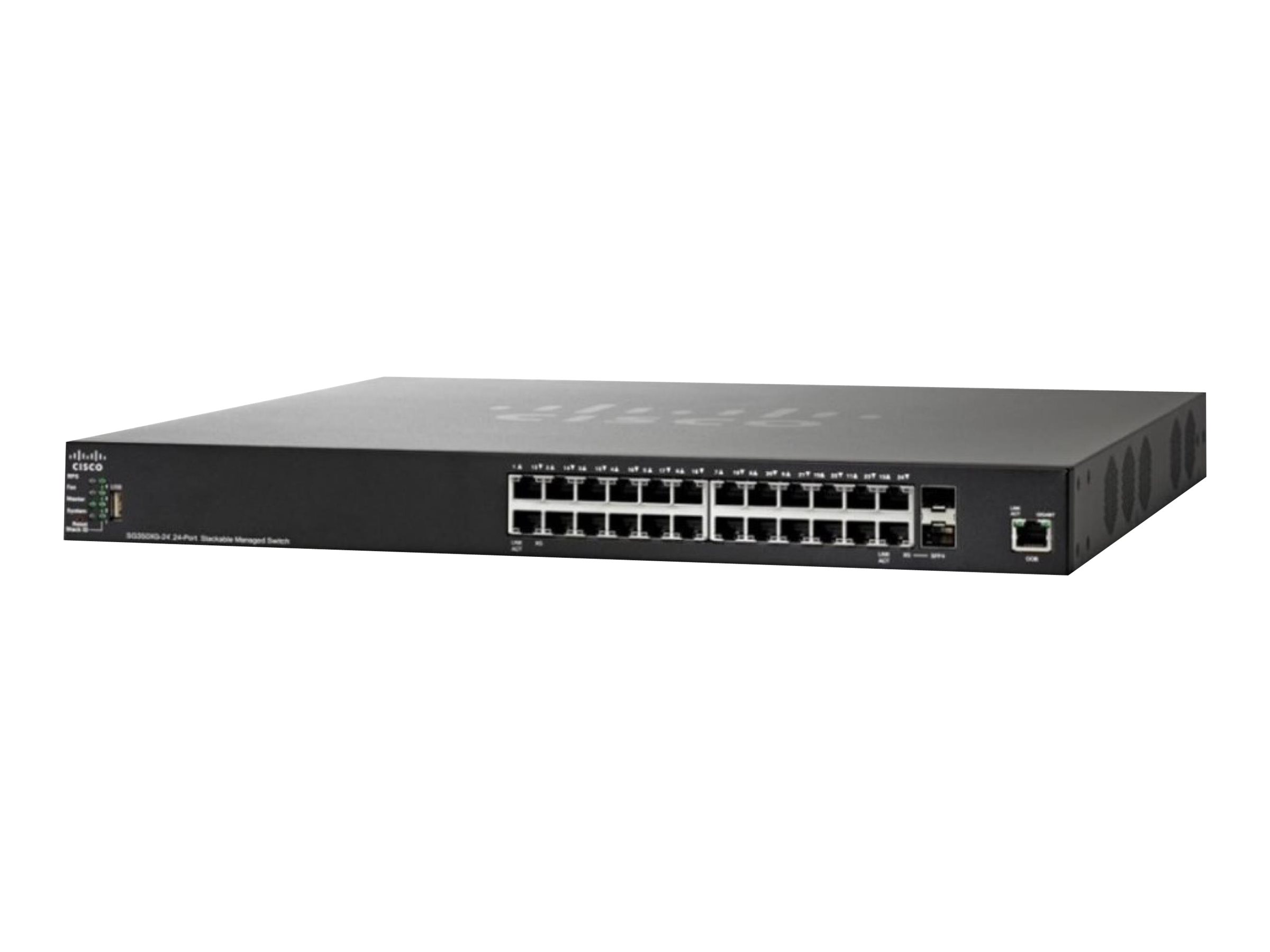 SG350X-24P-K9-EU - Cisco SG350X-24P Switch, 24 x 10/100/1000 (PoE+)