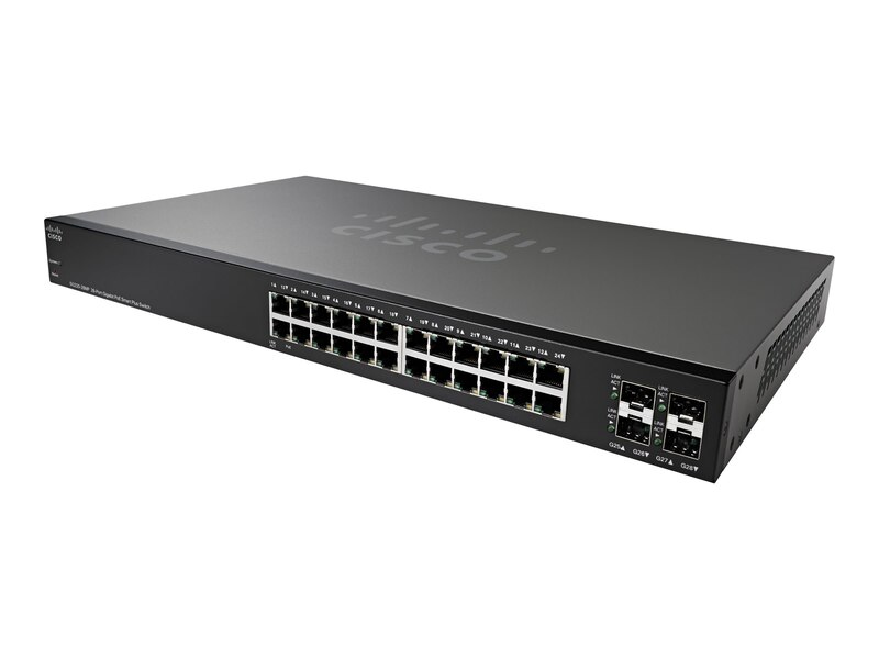 SG220-28MP-K9 - Cisco SG220-28MP-K9, Managed, L2, Gigabit Ethernet (10/100/1000), Power over Ethernet (PoE), Rack-Einbau, 1U