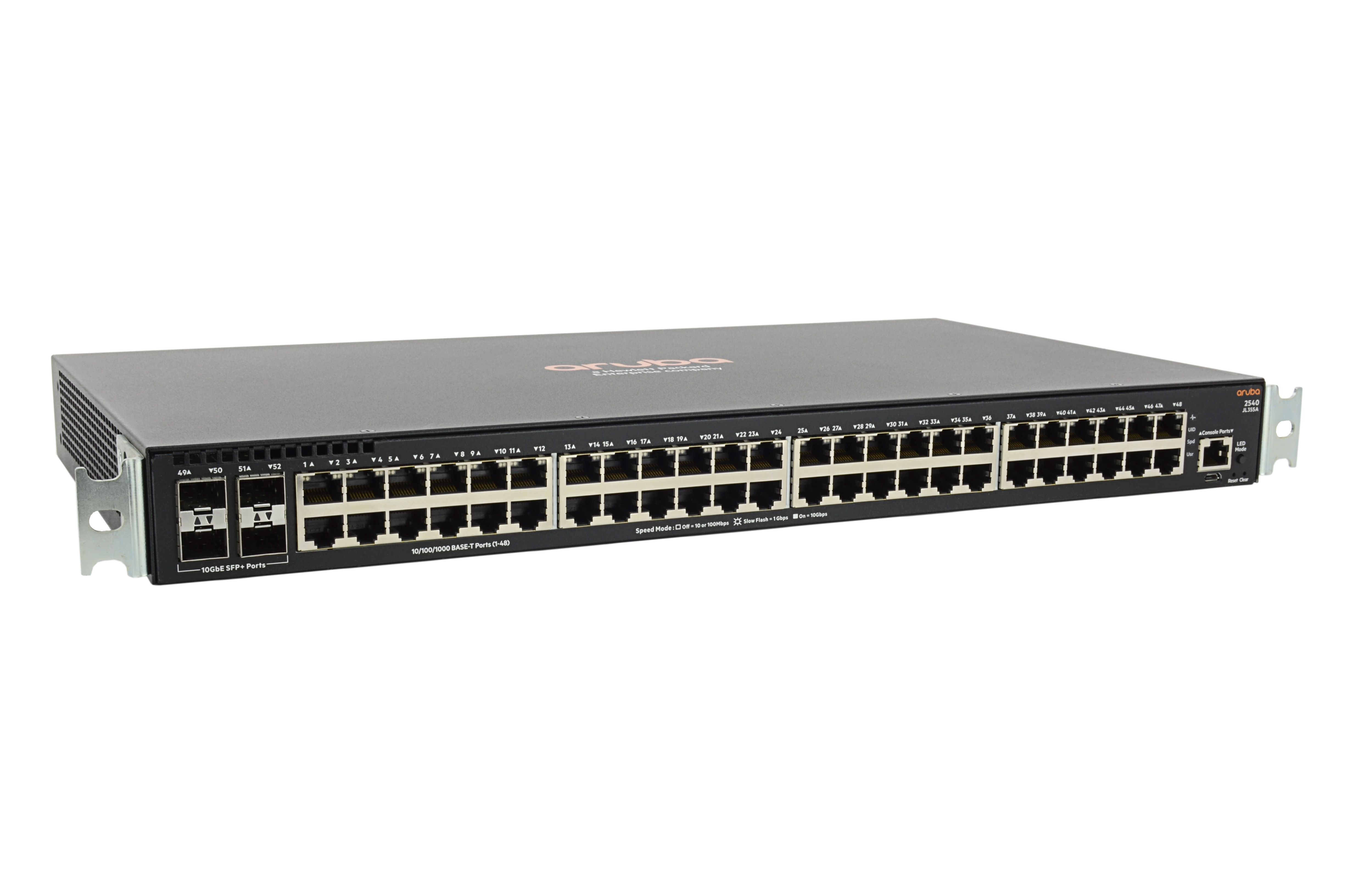 JL355A - HPE Aruba 2540 48G 4SFP+ Managed Switch, 48x 10/100/1000 + 4x 10GbE / 1GbE SFP+