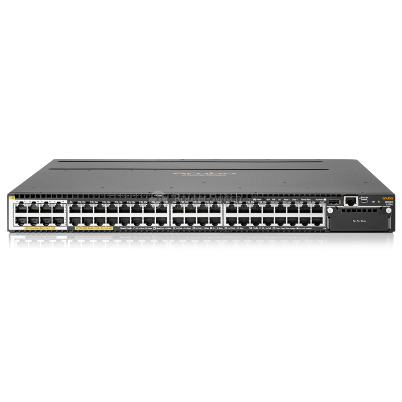 JL076A - HPE Aruba 3810M 40G 8 Smart Rate PoE+ Switch, managed, 40x 10/100/1000 (PoE+)