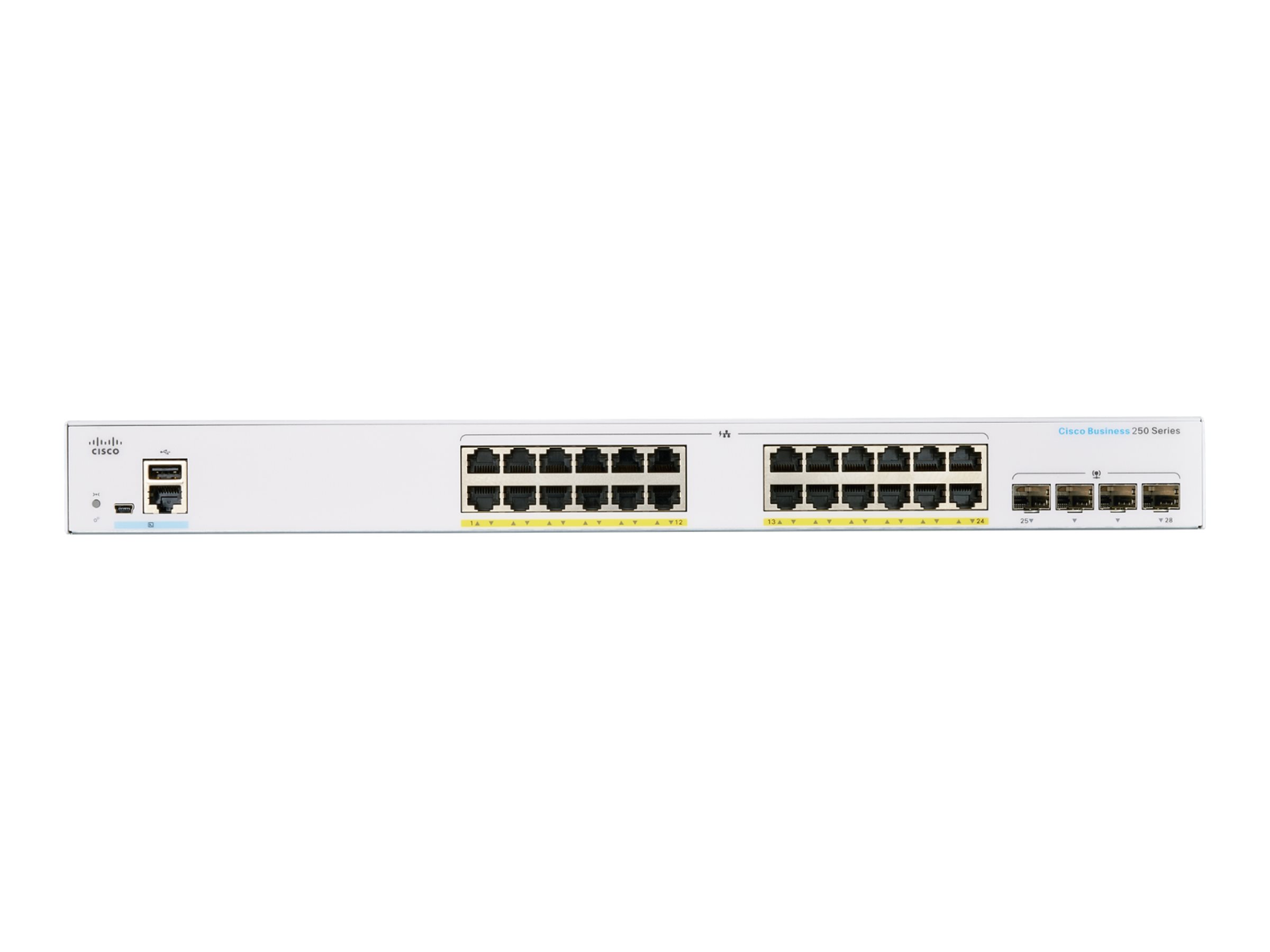 CBS250-24FP-4G-EU - Switch Cisco Business 250 - 28 porte - Gestito L3 - PoE+
