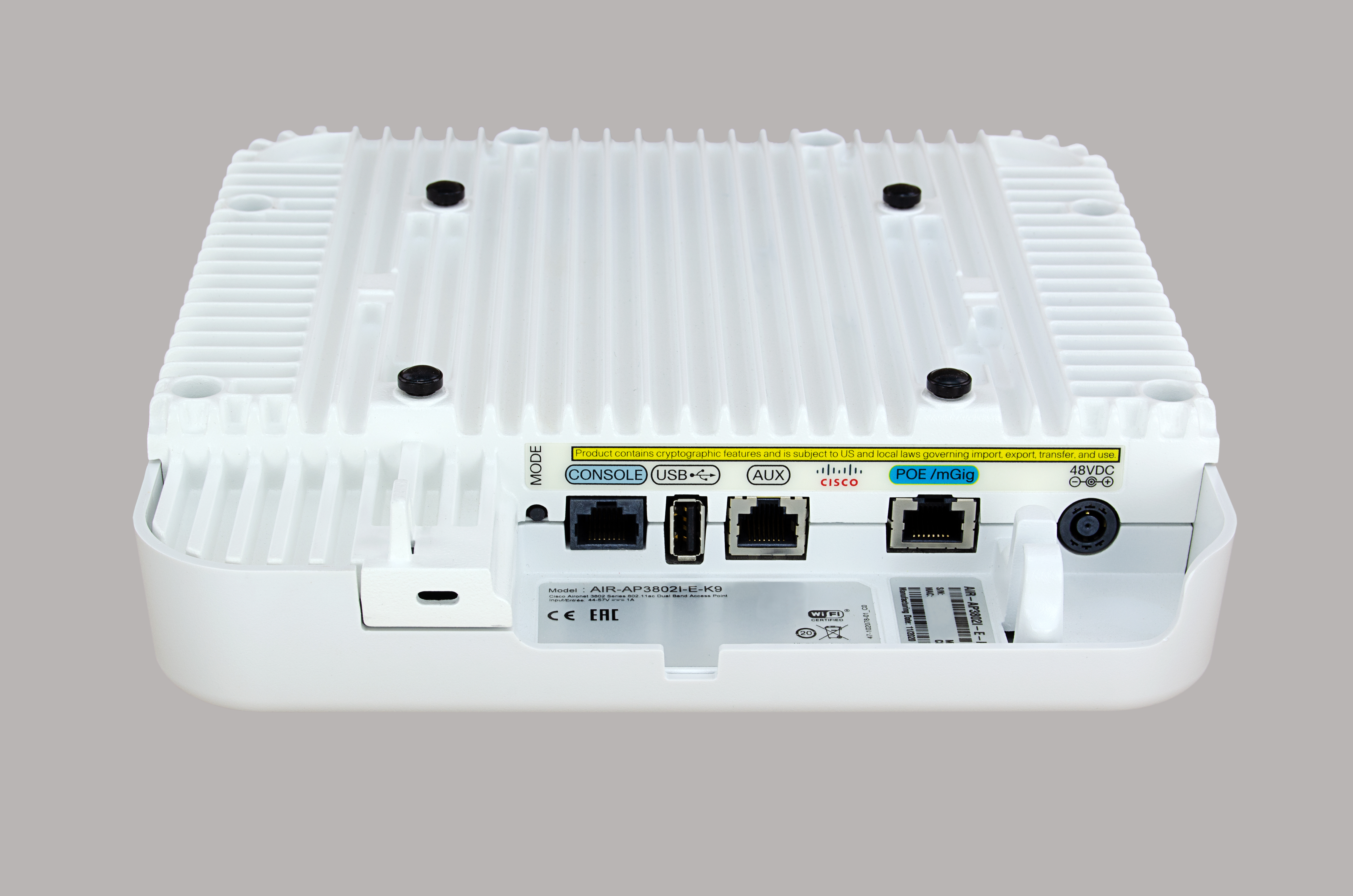 AIR-AP3802I-E-K9 - Punto de acceso Cisco Aironet 3800 - Wi-Fi 5 Wave 2 - Para interiores - Antenas internas