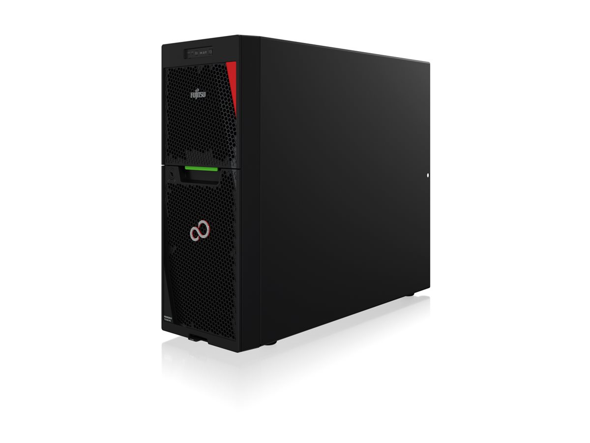 VFY:T2557SC300IN - Fsas Technologies Fujitsu PRIMERGY TX2550 M7 - Server - Tower - de doble procesador - 1 x Xeon Silver 4410T / 2.7 GHz - RAM 32 GB - SATA - Hot-Swap 8.9 cm (3.5")