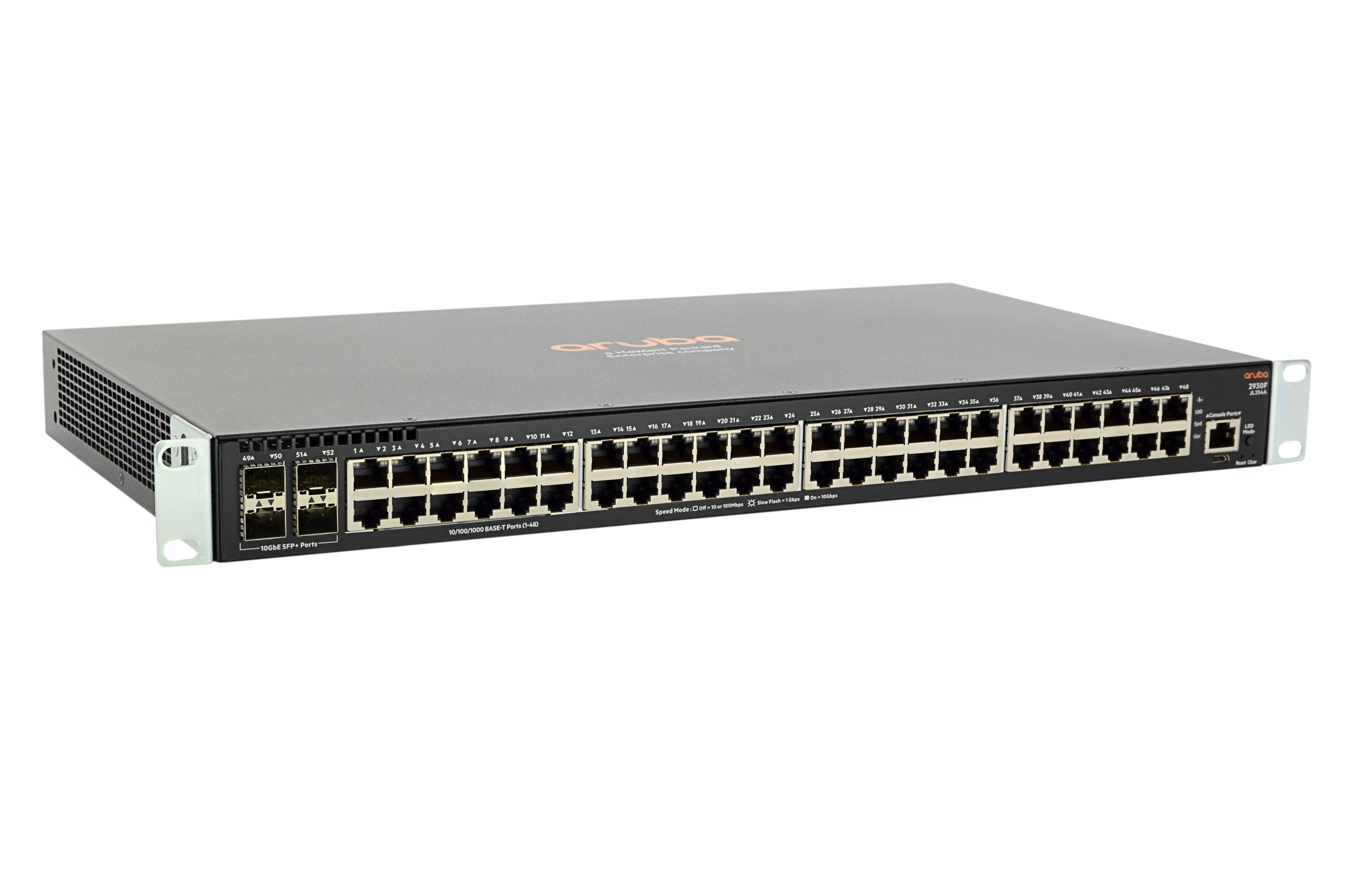 JL254A - HPE Aruba 2930F 48G 4SFP+ Switch, L3 managed, 48x 10/100/1000 + 4x 1G/10G SFP+ Uplink
