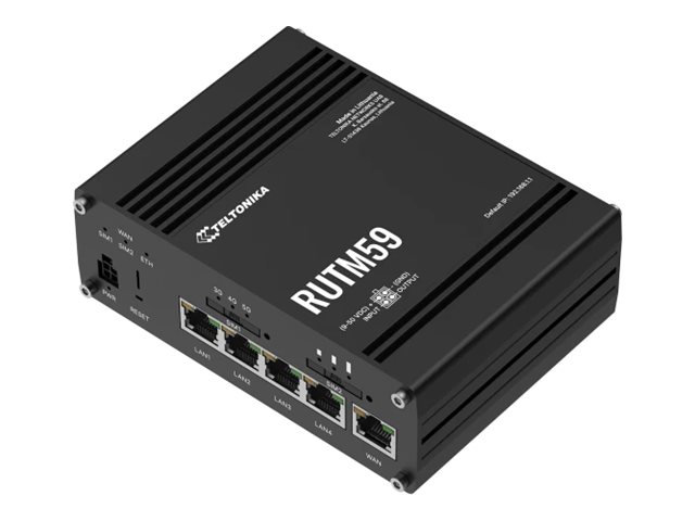 RUTM59000000 - Teltonika RUTM59 - Wireless Router - WWAN 4-port Switch
