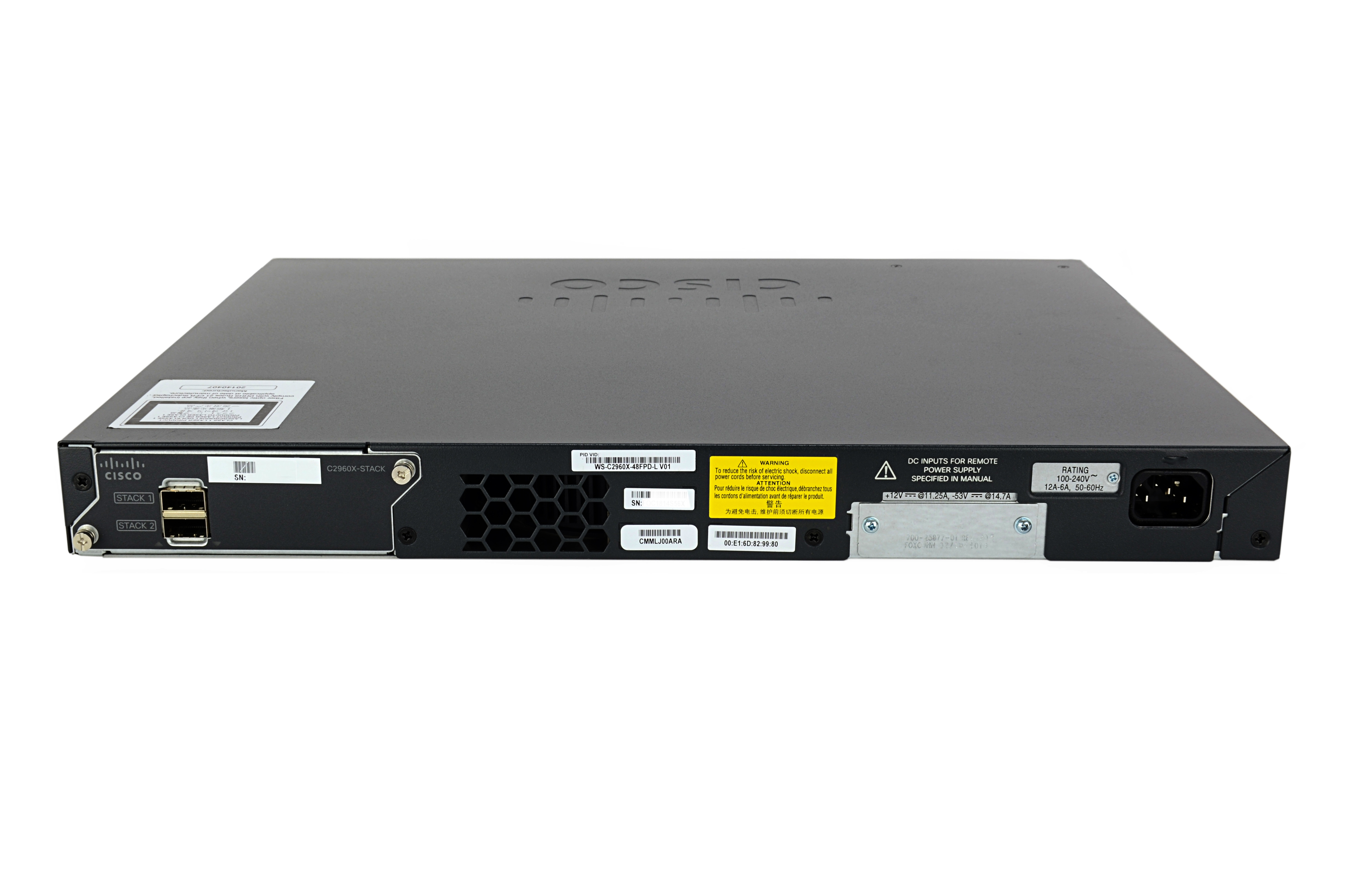 WS-C2960X-48FPD-L - Conmutador Cisco Catalyst 2960X - 48 puertos - Gestionado de capa 2 - PoE+