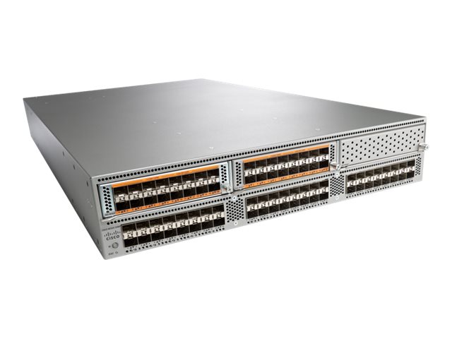 N5596UP-4N2232PF - Cisco Nexus 5596UP - Switch - managed - 48 x SFP+ - an Rack montable - con 4 x Cisco Nexus 2232PP 10GE Fabric Extender, 64x 10G SFP+ module (FET-10G)