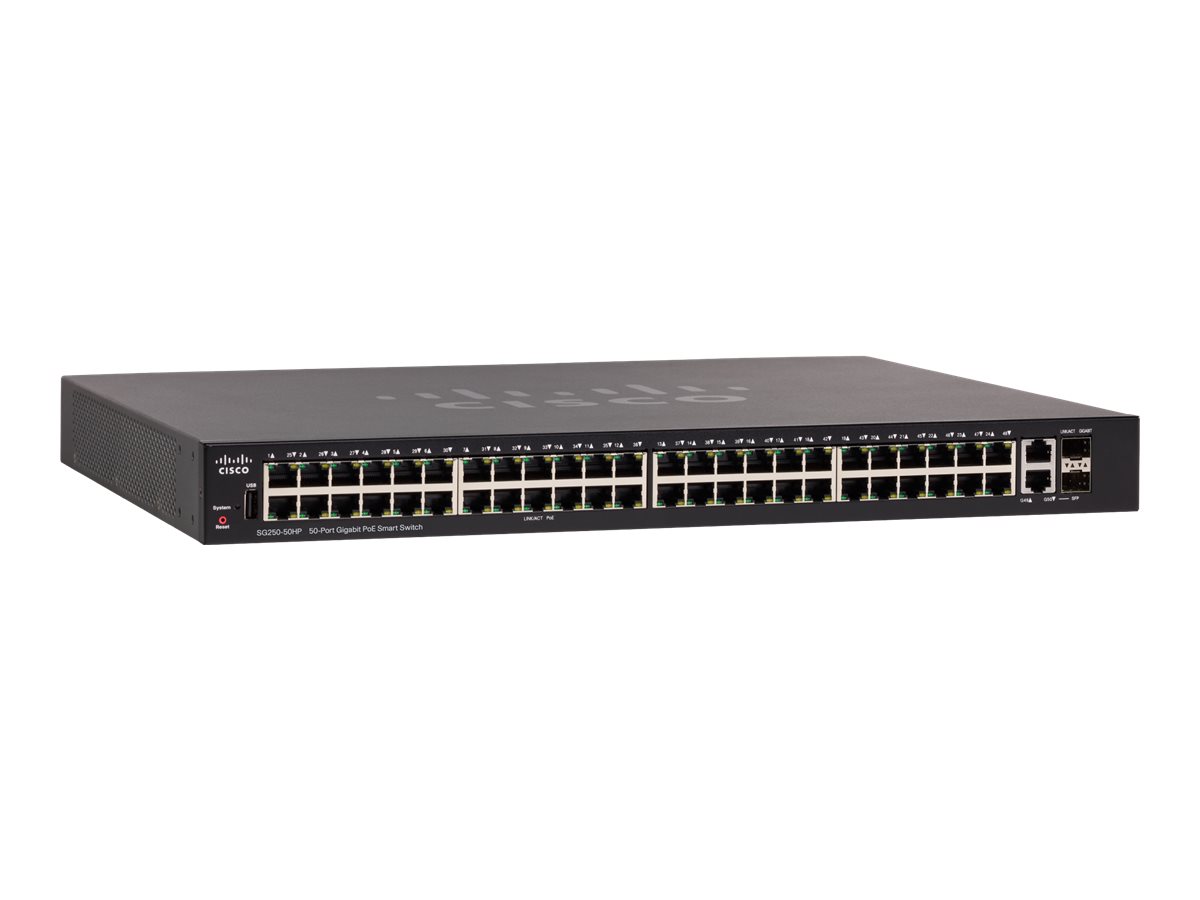 SG250-50-K9-EU - Switch Cisco Business 250 - 50 porte - Gestito L3