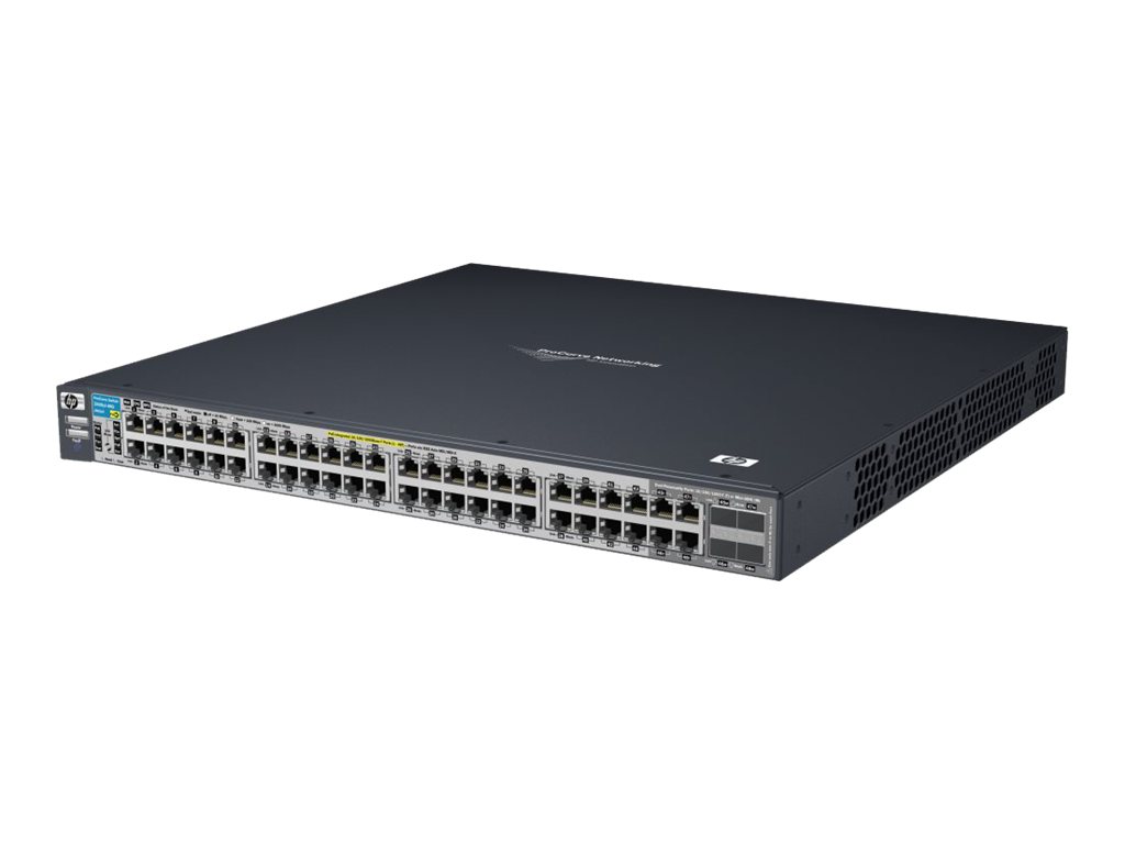 J8693A - HPE 3500-48G-PoE yl Switch - Switch - managed - 48 x 10/100/1000 (PoE)
