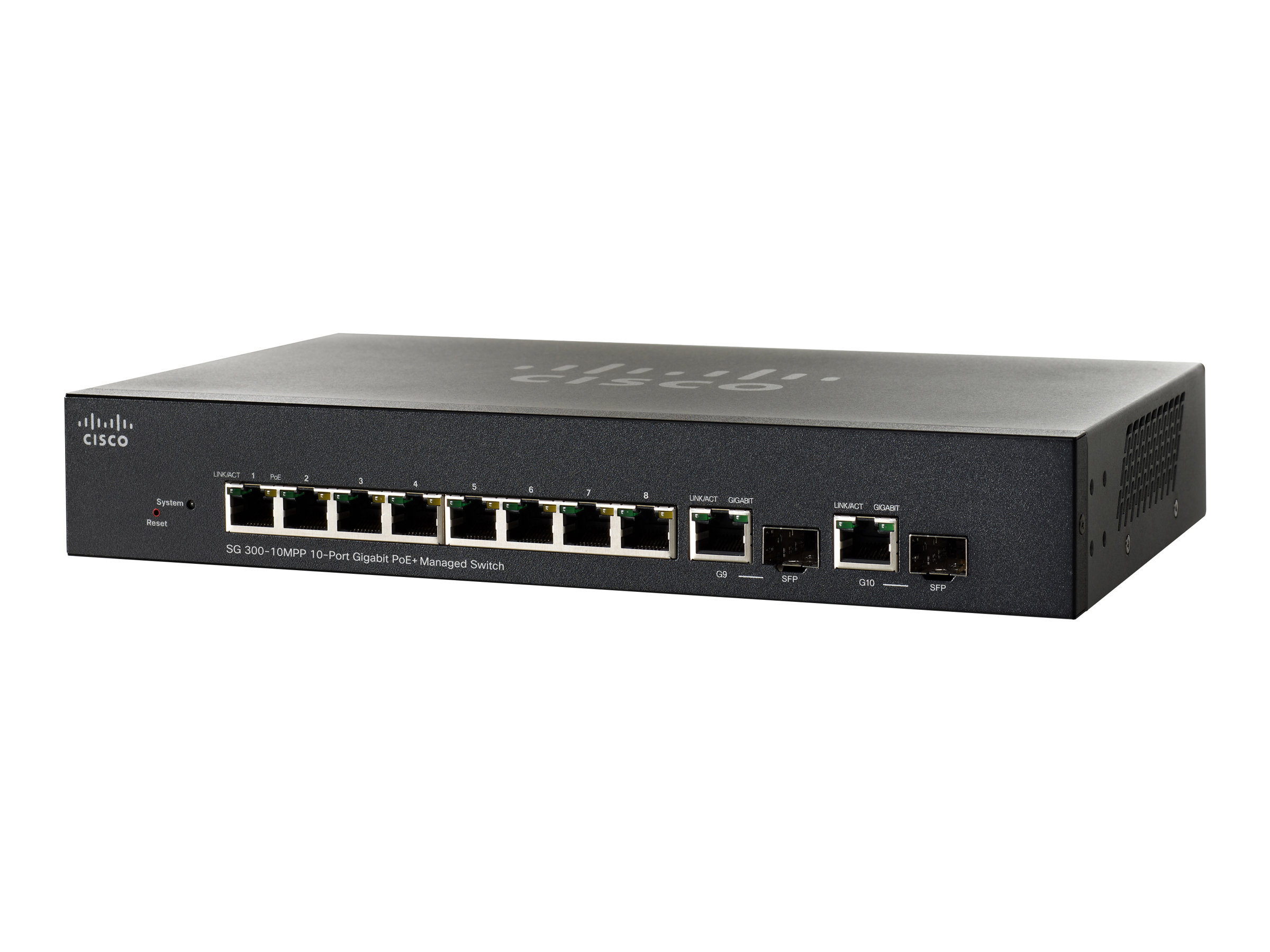 SG300-10MPP-K9 - Cisco Small Business SG300-10MPP - Switch - L3 - managed - 8 x 10/100/1000 (PoE+)