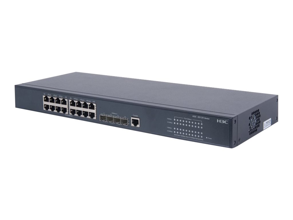 JE073A - HPE 5120-16G SI - Switch - L4 - managed - 16 x 10/100/1000 + 4 x SFP