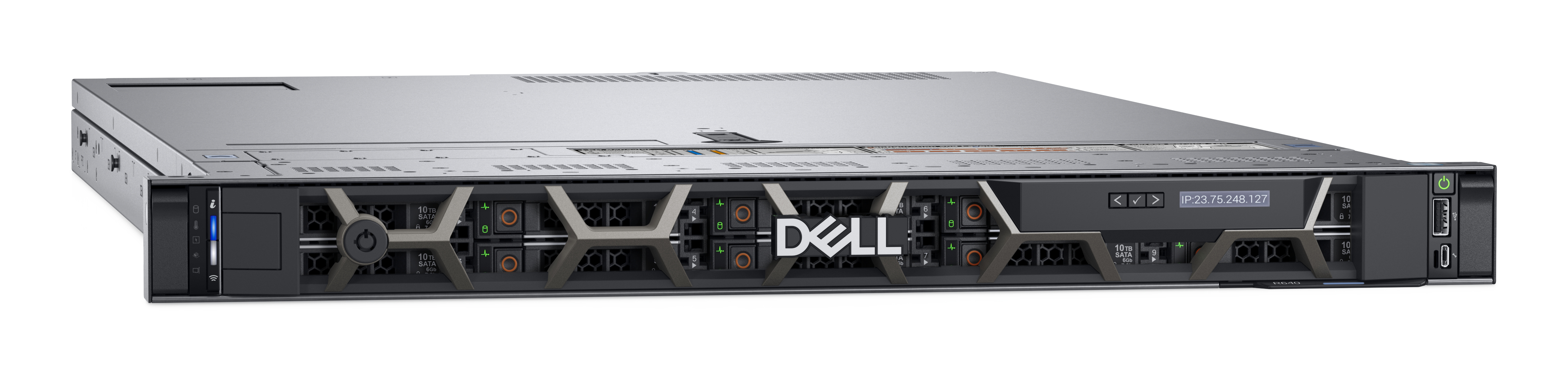 RFGMP - Dell PowerEdge R640 - Server - Rack-Montage - 1U - de doble procesador - 1 x Xeon Silver 4214R / 2.4 GHz - RAM 32 GB - SAS - Hot-Swap 6.4 cm (2.5")