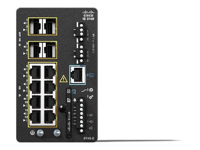 IE-3100-8T4S-E - Cisco Catalyst IE3100 Rugged Switch, 8x 10/100/1000 + 4x Gigabit SFP Uplink