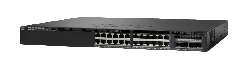 WS-C3650-24PS-E - Conmutador Cisco Catalyst 3650 - 24 puertos - Gestionado L3 - PoE+