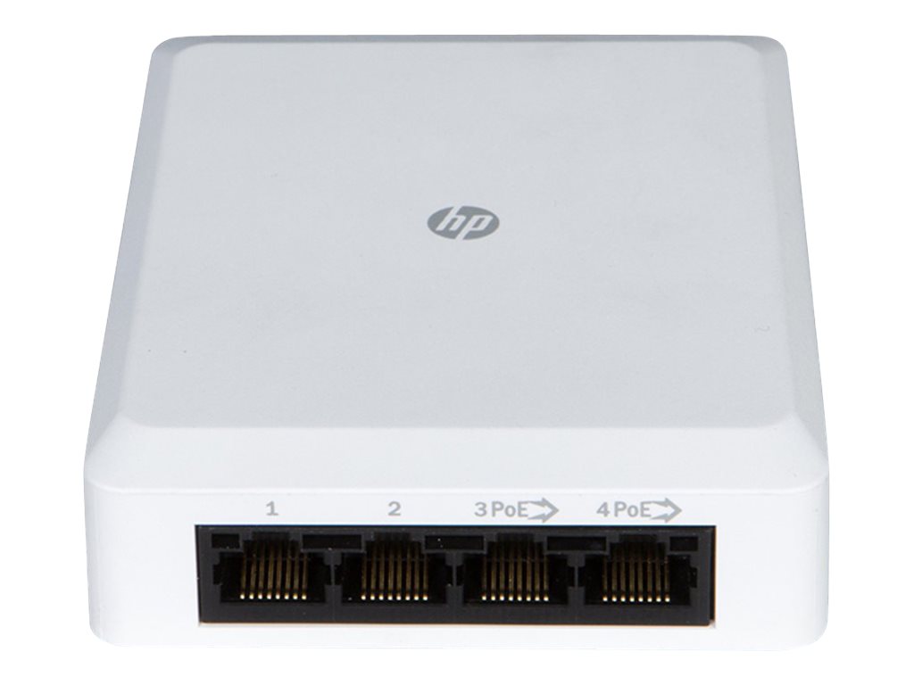 JH237A - HPE NJ5000-5G-PoE+ Walljack - Switch - managed x 10/100/1000 (PoE+)