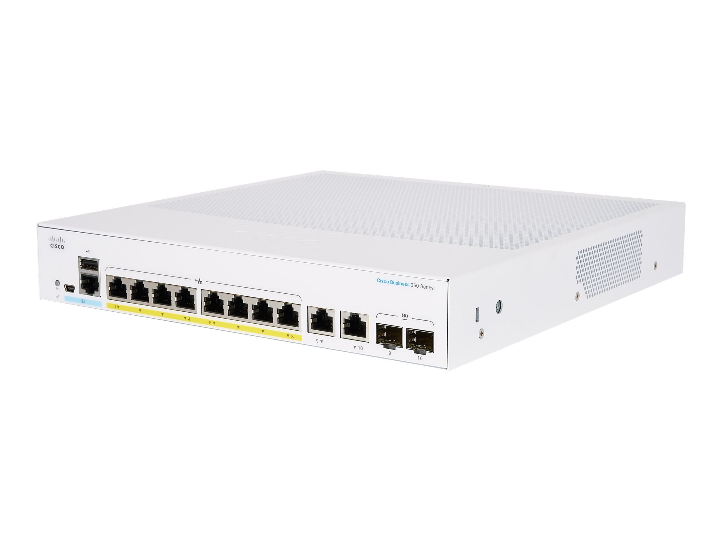 CBS350-8FP-2G-EU - Cisco Business 350 Series Switch, L3 managed, 8x 10/100/1000 PoE+