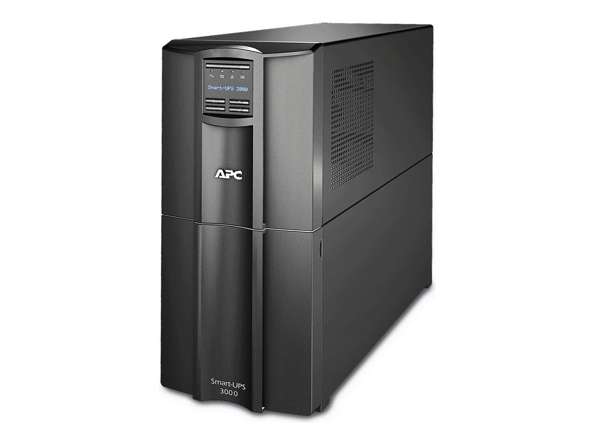 SMT3000ICR - APC Smart-UPS - UPS - 8x IEC C13 + 2x IEC C19 sockets, AVR, LCD, linear interaction, SmartConnect port, SmartSlot, tower