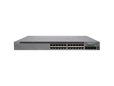 EX3300-24T-DC-TAA - Juniper EX 3300 24T - Switch - 24 x 10/100/1000 + 4 x Gigabit SFP / 10 Gigabit SFP+