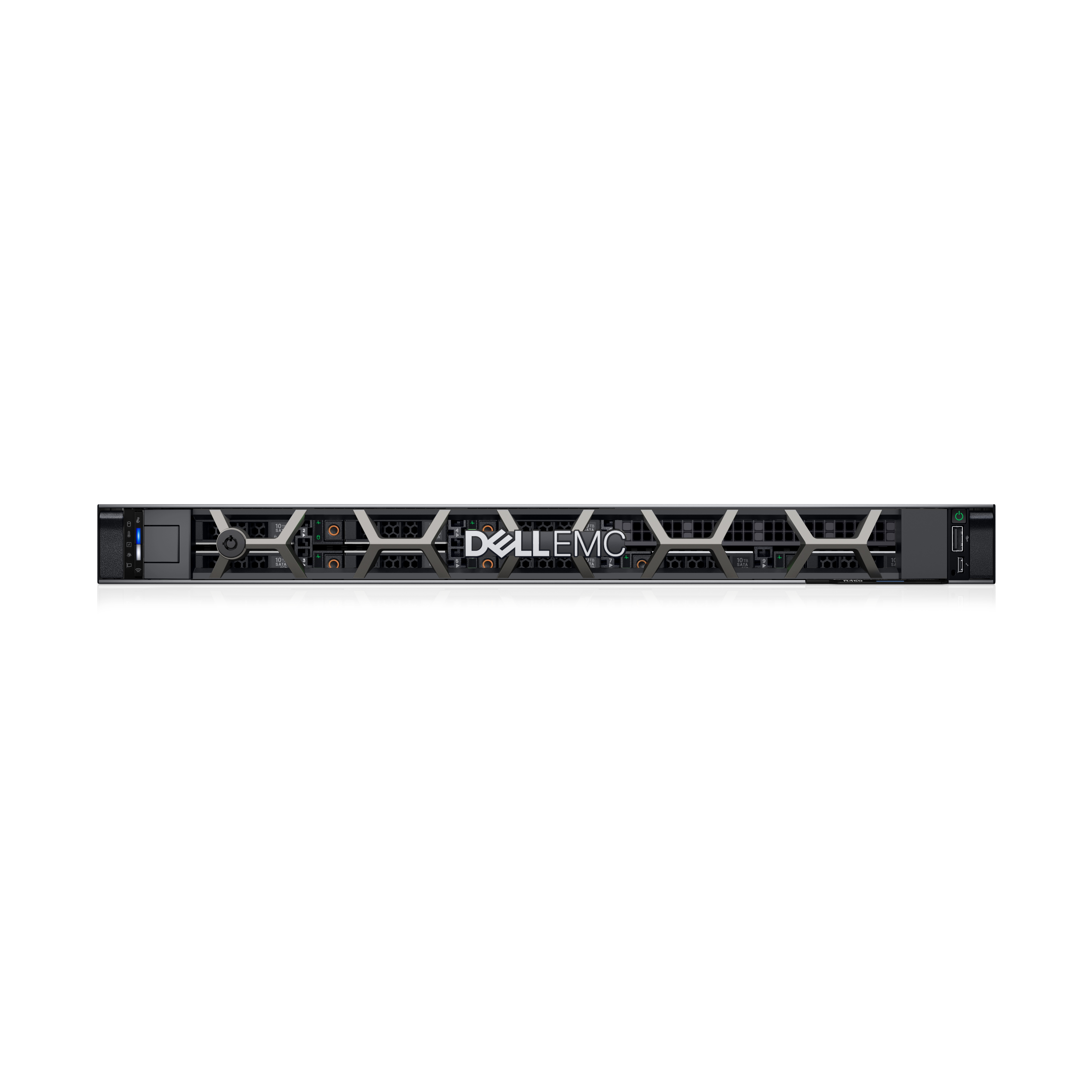 EMEA_PER450SPL3 - Dell PowerEdge R450 - Server - Rack-Montage - 1U - de doble procesador - 1 x Xeon Silver 4309Y / 2.8 GHz - RAM 16 GB - SAS - Hot-Swap 8.9 cm (3.5")