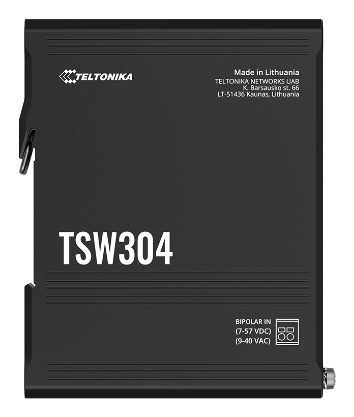 TSW304000010 - Teltonika TSW304 - Switch - unmanaged - 4 x 10/100/1000