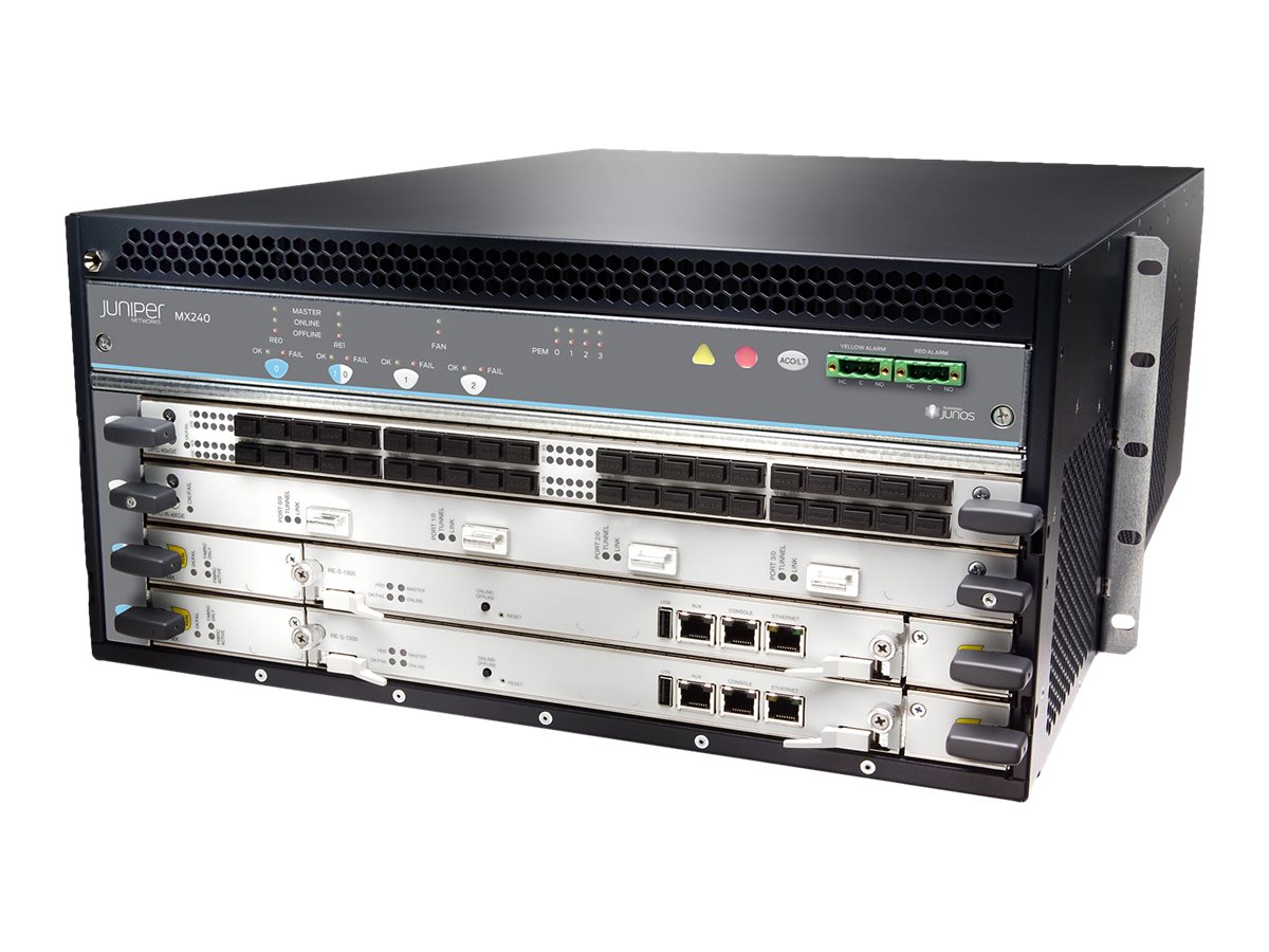 MX240BASE3-DC - Juniper MX Series MX240 - Router - ATM, Frame Relay, TDM