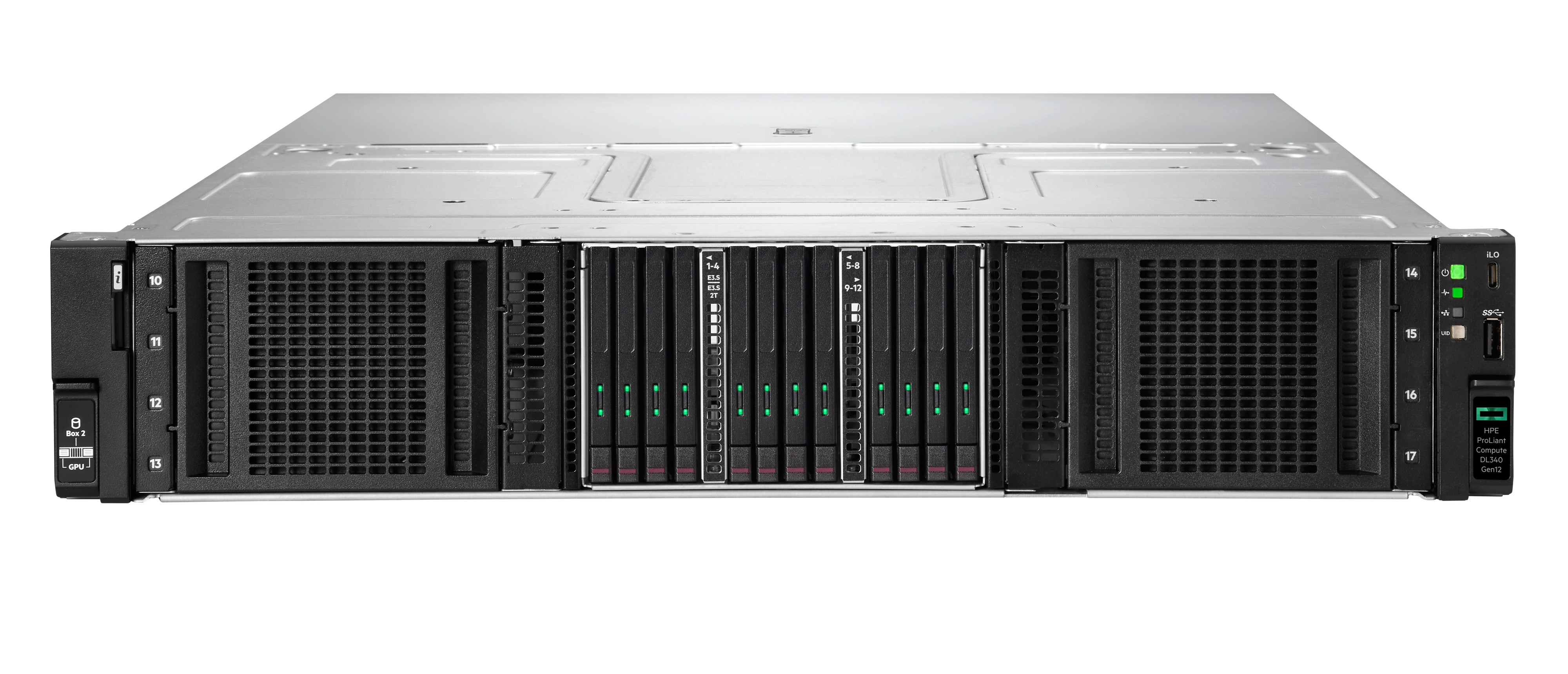 P92537-425 - HPE ProLiant Compute DL340 Gen12 - Server - Rack-Montage - 2U - 1-Weg - 1 x Xeon 6505P / 2.2 GHz - RAM 128 GB - SATA/SAS/NVMe - Hot-Swap 6.4 cm (2.5")