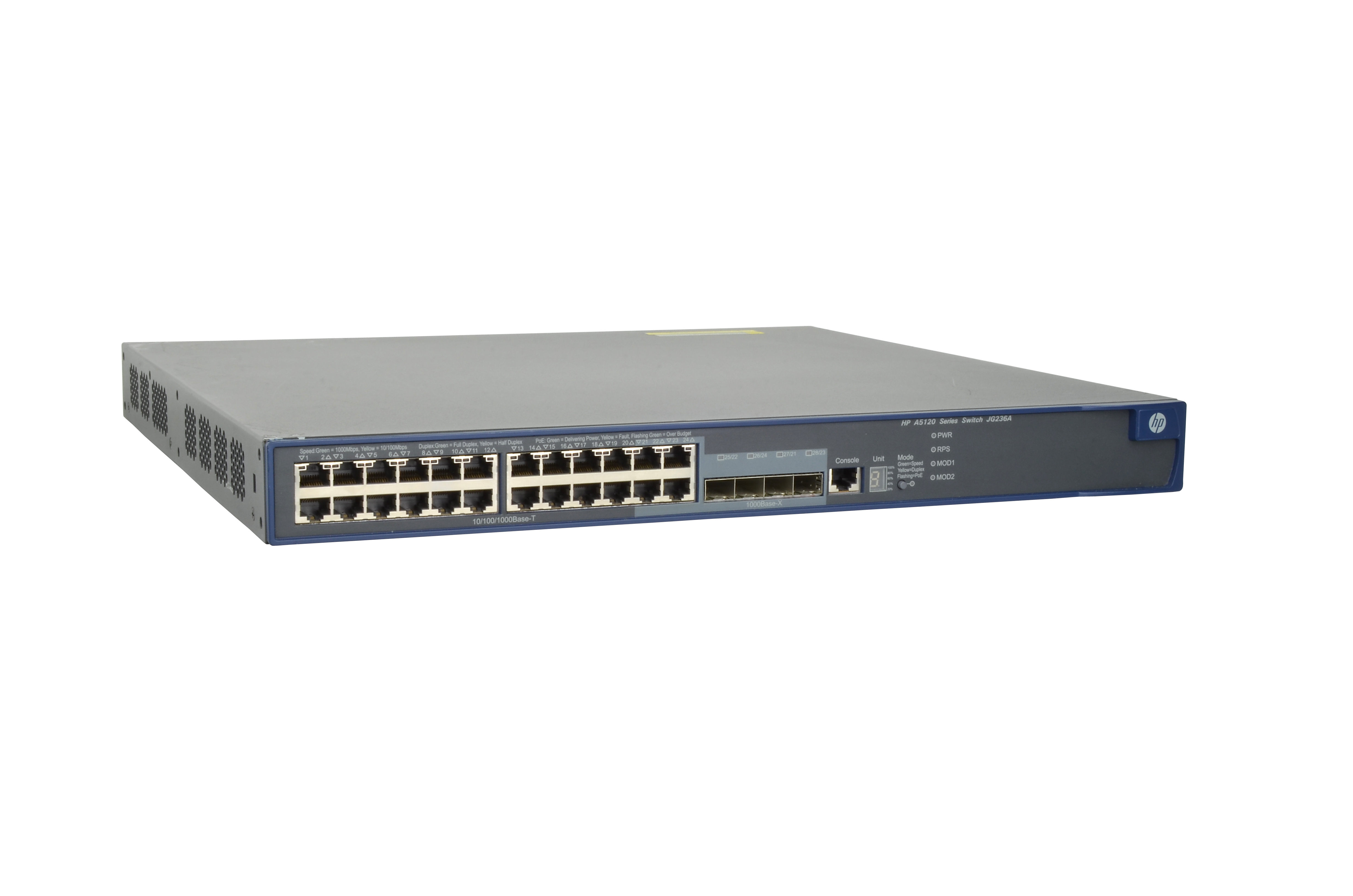 JG236A - HPE 5120-24G-PoE+ EI Switch with 2 Interface Slots - Switch - managed - 24 x 10/100/1000 (PoE)