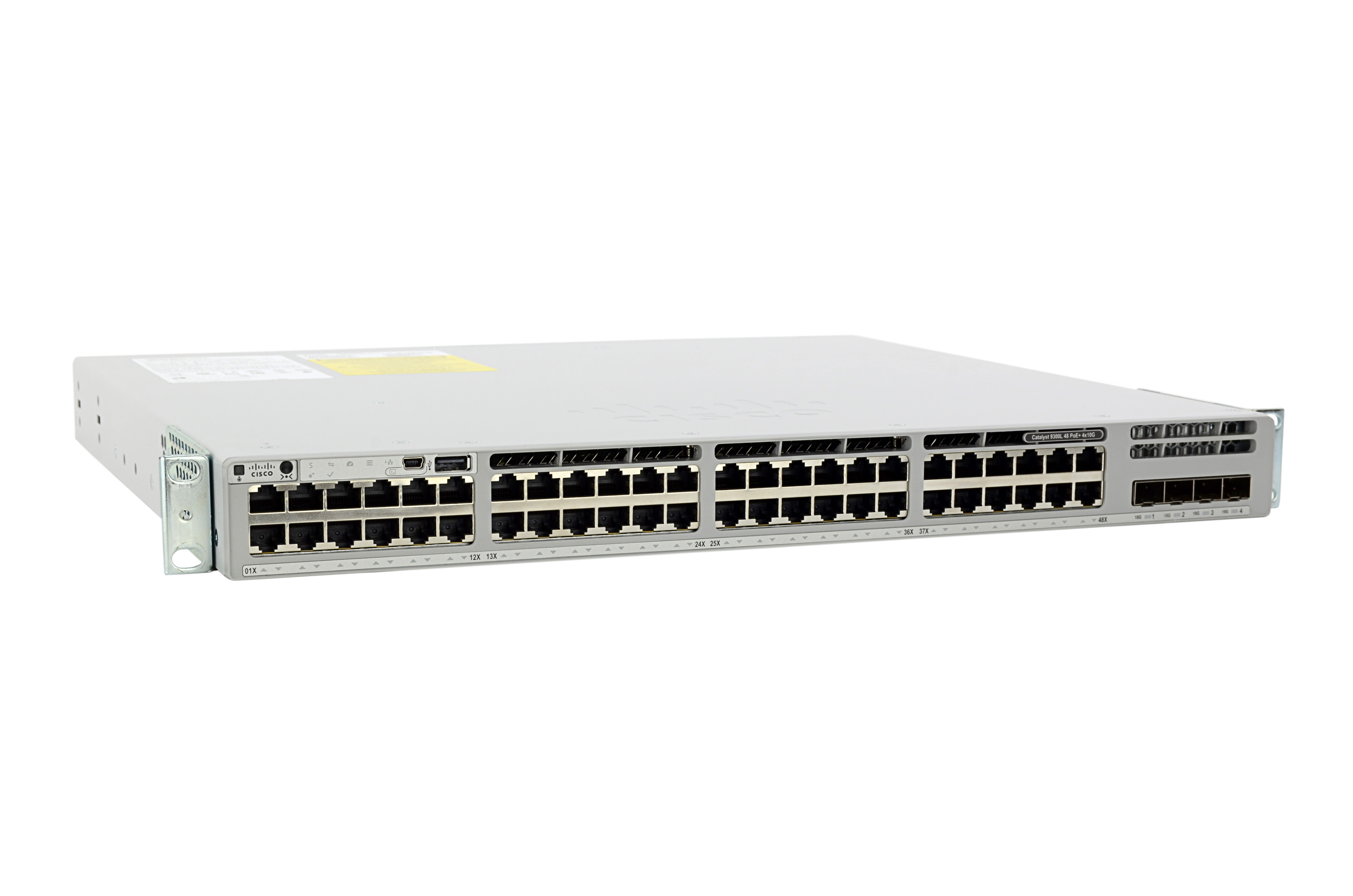 C9300L-48P-4X-E - Cisco Catalyst 9300L Switch, L3, 48 x 10/100/1000 (PoE+)