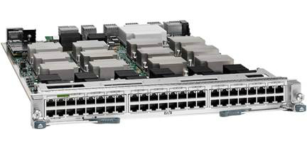N7K-F248XT-25E - Cisco Nexus 7000 F2, 1000,10000 Mbit/s, 10GBASE-T, IEEE 802.3an, IEEE 802.3az, 16384 Eintragungen, 720 Mpps, Cisco Nexus 7000